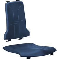 bimos standard version, with 1 cushion for both seat and back rest, standard version, with 1 cushion for both seat and back rest, PU foam upholstery, blue