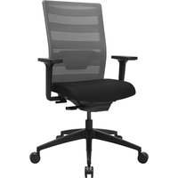 Topstar with arm rests, synchronous mechanism, with arm rests, synchronous mechanism, black, grey