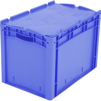 BITO with 2-section hinged lid, with 2-section hinged lid, LxWxH 600 x 400 x 438 mm