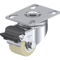 Blickle wheel Ø 50 mm, max. load 150 kg, wheel Ø 50 mm, max. load 150 kg, swivel castor with wheel stop
