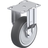 Blickle plate dimensions 90 x 66 mm, plate dimensions 90 x 66 mm, wheel Ø 100 mm, max. load 120 kg