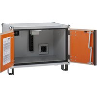 CEMO with feet, height 620 mm, with feet, height 620 mm, 230 V, orange/grey