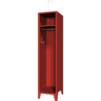 Pavoy without door, without door, 1 compartment, 2 lockers