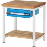 eurokraft pro 1 drawer 150 mm, 1 shelf, 1 drawer 150 mm, 1 shelf, WxD 750 x 700 mm