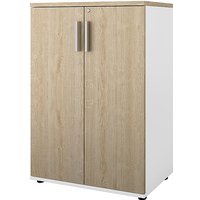 H 1138 mm, door height 1060 mm, H 1138 mm, door height 1060 mm, brushed white / oak