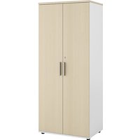H 1845 mm, door height 1770 mm, H 1845 mm, door height 1770 mm, brushed white / birch