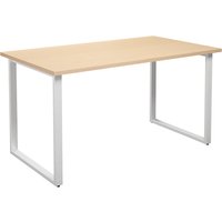 depth 800 mm, depth 800 mm, width 1400 mm, birch / white