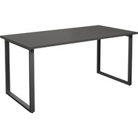 depth 800 mm, depth 800 mm, width 1600 mm, dark grey / black