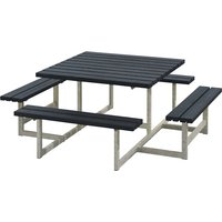 coniferous wood, coniferous wood, LxD 2000 x 2000 mm, black