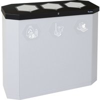 capacity 3 x 45 l, capacity 3 x 45 l, light grey