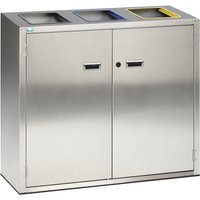 VAR 3 x 90 l capacity, 3 x 90 l capacity, with open deposit hole