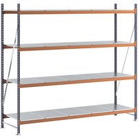 max. bay load 6000 kg, max. bay load 6000 kg, HxWxD 2500 x 2798 x 800 mm, standard shelf unit