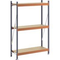 max. bay load 1600 kg, with moulded chipboard, max. bay load 1600 kg, with moulded chipboard, HxWxD 2000 x 1400 x 500 mm, standard shelf unit