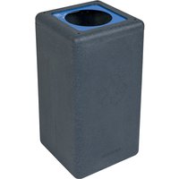 capacity 65 l, grey, capacity 65 l, grey, blue lid
