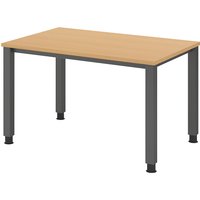 eurokraft pro 4-legged frame, 4-legged frame, width 1200 mm, graphite / beech