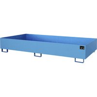 eurokraft pro 540 l sump capacity, LxWxH 2650 x 1300 x 300 mm, 540 l sump capacity, LxWxH 2650 x 1300 x 300 mm, without grate, light blue