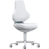 bimos with castors, height adjustment range 450 – 620 mm, with castors, height adjustment range 450 - 620 mm, Skintec, white