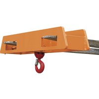 Eichinger over 2 fork tips, over 2 fork tips, max. load 5000 kg, orange