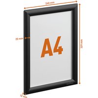 DURABLE format A4, format A4, black