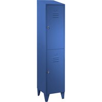 Wolf 1 compartment, 1 compartment, light blue, width 400 mm, sloping roof shape