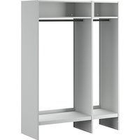 Wolf light grey RAL 7035, light grey RAL 7035, with 15 coat hangers
