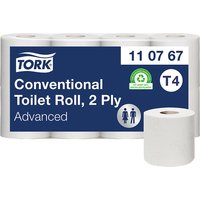 TORK tissue, 2-ply, white, pack of 64 rolls (250 sheets/roll), tissue, 2-ply, white, pack of 64 rolls (250 sheets/roll), 6+ packs
