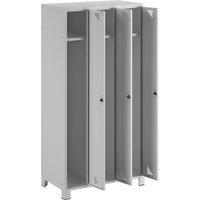 eurokraft pro 3 compartments, 3 compartments, light grey, width 900 mm