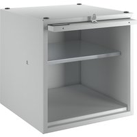 Wolf HxWxD 500 x 500 x 500 mm, HxWxD 500 x 500 x 500 mm, with security cylinder lock, door light grey