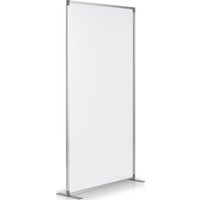 Room Divider | With Matt Polycarbonate Pane | HxWxD 1800 x 1000 x 350 mm