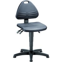 bimos PU foam upholstery, PU foam upholstery, with floor glides, height adjustment range 430 - 600 mm
