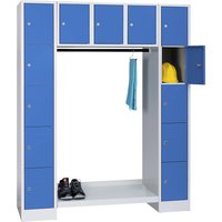 Wolf 13 compartments, 13 compartments, light grey / light blue