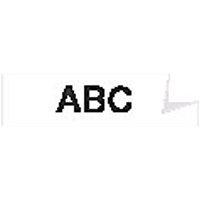 DYMO width 19 mm, width 19 mm, black on transparent, pack of 5