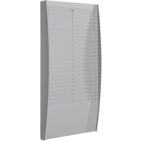 Paperflow 2 x 25 compartments, HxWxD 1120 x 544 x 129 mm, 2 x 25 compartments, HxWxD 1120 x 544 x 129 mm, light grey