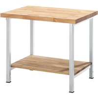 eurokraft pro 1 shelf, 1 shelf, width 1000 mm, frame in light grey