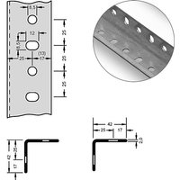 hofe 42 x 42 x , length , 42 x 42 x , length , zinc plated,