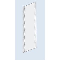 eurokraft pro solid sheet, height 2500 mm, solid sheet, height 2500 mm, for depth 600 mm, light grey