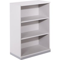 2 shelves, 3 file heights, 2 shelves, 3 file heights, light grey