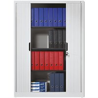 C+P HxWxD 1660 x 1200 x 420 mm, 3 shelves, 4 file heights, HxWxD 1660 x 1200 x 420 mm, 3 shelves, 4 file heights, light grey