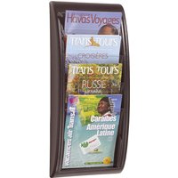 Paperflow 4 compartments for A4, 4 compartments for A4, black, pack of 2