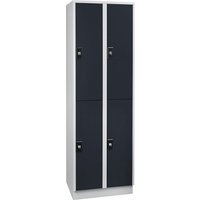 Wolf 2 compartments, 2 compartments, light grey / anthracite grey