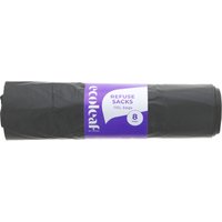 Ecoleaf Recycled Refuse Sacks - 110L - Roll of 8 at Natural Collection Ecoleaf Recycled Refuse Sacks - 110L - Roll of 8.