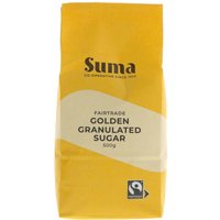 Suma Fairtrade Golden Granulated Sugar - 500g