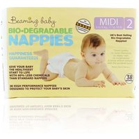 Beaming Baby Biodegradable Nappies - Midi - Size 2 - Pack of 40