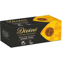 Divine Dark Chocolate Ginger Thins - 200g