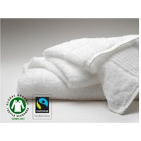 Fair Trade & Organic White Bath Mat