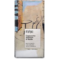 Vivani Organic Milk & White Cappuccino Chocolate - 100g
