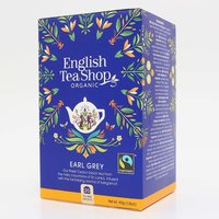 English Tea Shop Organic and Fairtrade Earl Grey Tea - 20 Bags - Sachets