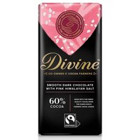 Divine Dark Chocolate with Pink Himalayan Salt - 90g