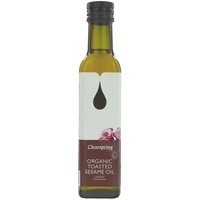 Clearspring Organic Toasted Sesame Oil - 250ml at Natural Collection Clearspring Organic Toasted Sesame Oil - 250ml.