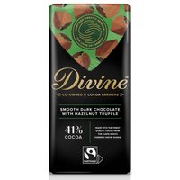 Divine Dark Chocolate with Hazelnut - 90g